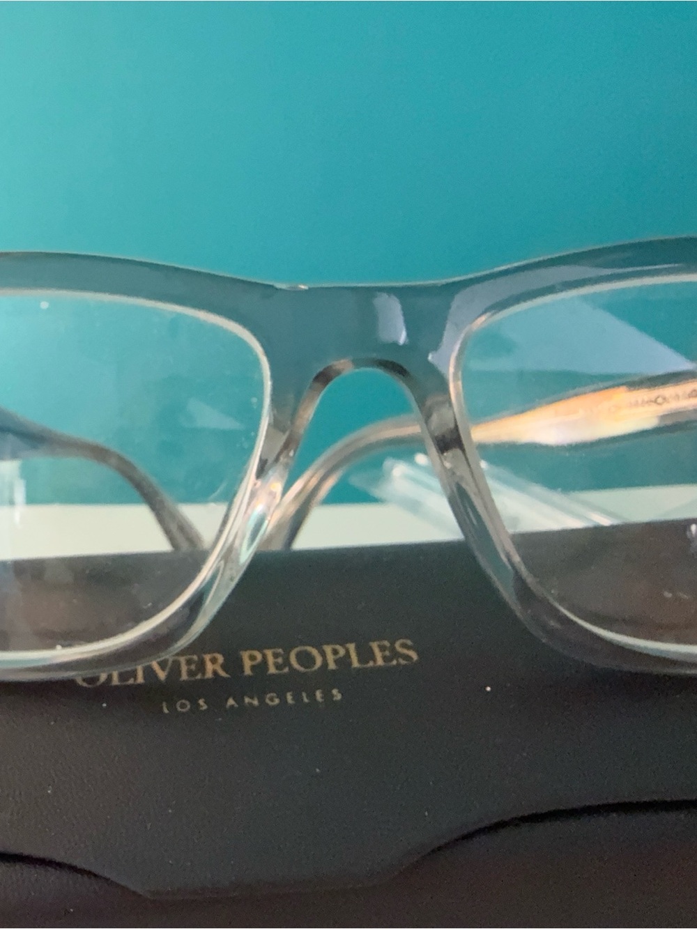 Oliver Peoples “Oliver”  Frame Eyeglasses - Grey Size 54/19